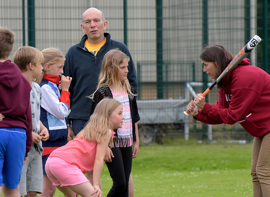 Softball at Abbot School Guildford Baseball and Softball Club